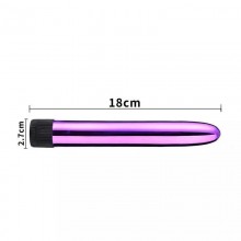 Vibrador Personal Liso - À Pilha - Cores Rosa,Roxo