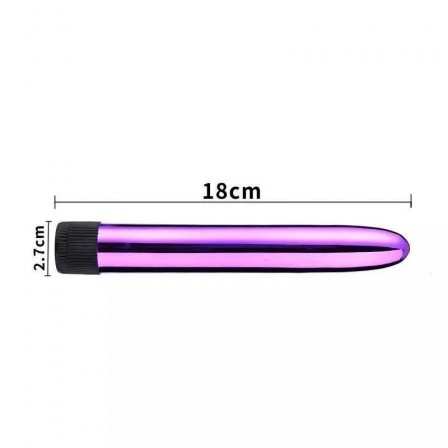 Vibrador Personal Liso - À Pilha - Cores Rosa,Roxo