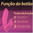 Vibrador com Estimulador de Clitóris com Estimulador  10 Modos