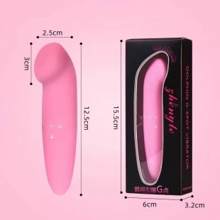 Vibrador de Ponto G Golfinho a Pilha