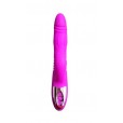 Vibrador com estimulador de Clitoris e Movimento Vai e Vem 