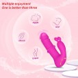 Vibrador com Estimulador de Clitóris, Com Anel Vai Vem e com a Função APP- Com 9 Modos de Vibrações ( Acompanha Controle Remoto )