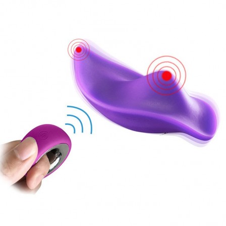 Vibrador de Calcinha com Controle e 12 Modos e Vibrações 