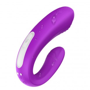 Vibrador de Casal com 9 Modos e Vibrações 